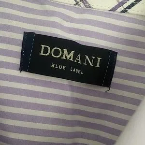 domani blue label dress shirts The Charles Navy Diamond Dress Shirt M / Navy Diamond main image 1
